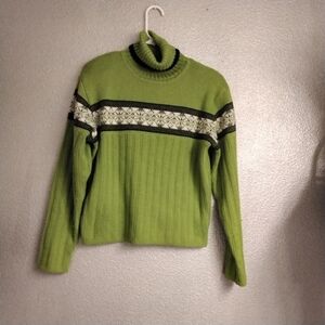 Vintage Nils Ski Wear Wool Ribbed Sweater